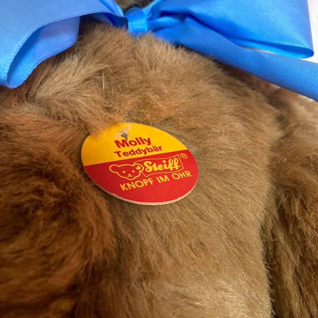 シュタイフ　Molly 019982 テディベア　ぬいぐるみ　紙タグ付　中古品