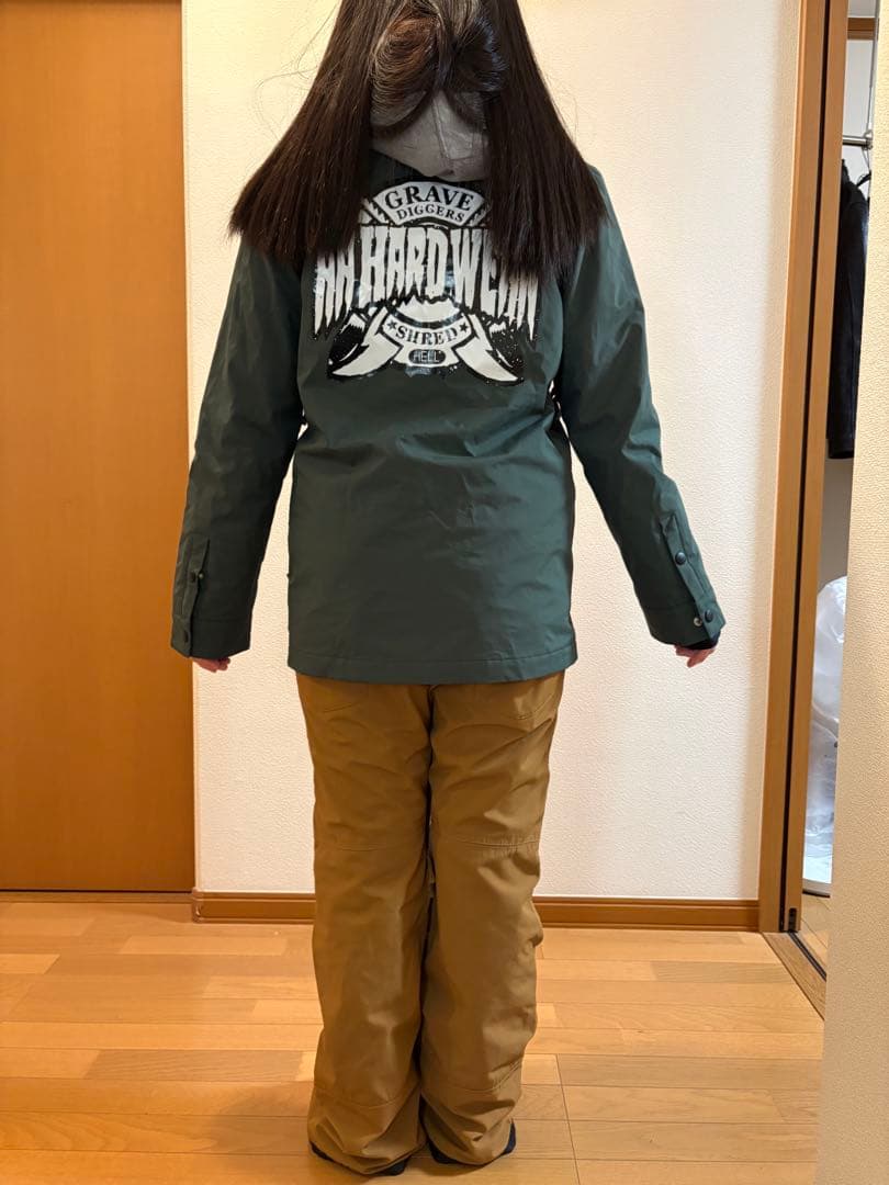 ダブルエーハードウェア上下セット　スノボウェア【美品】コーチジャケット