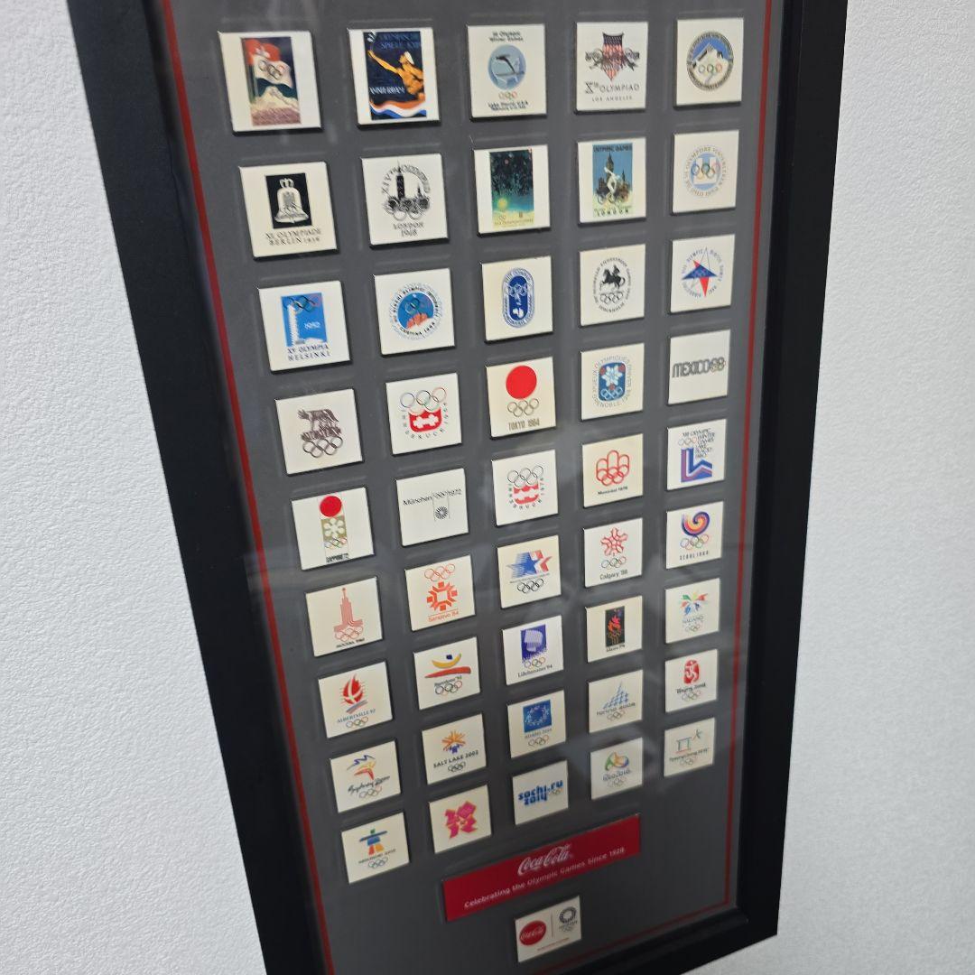 東京2020大会 Coca-Cola ロゴ　限定コレクション フレーム入り