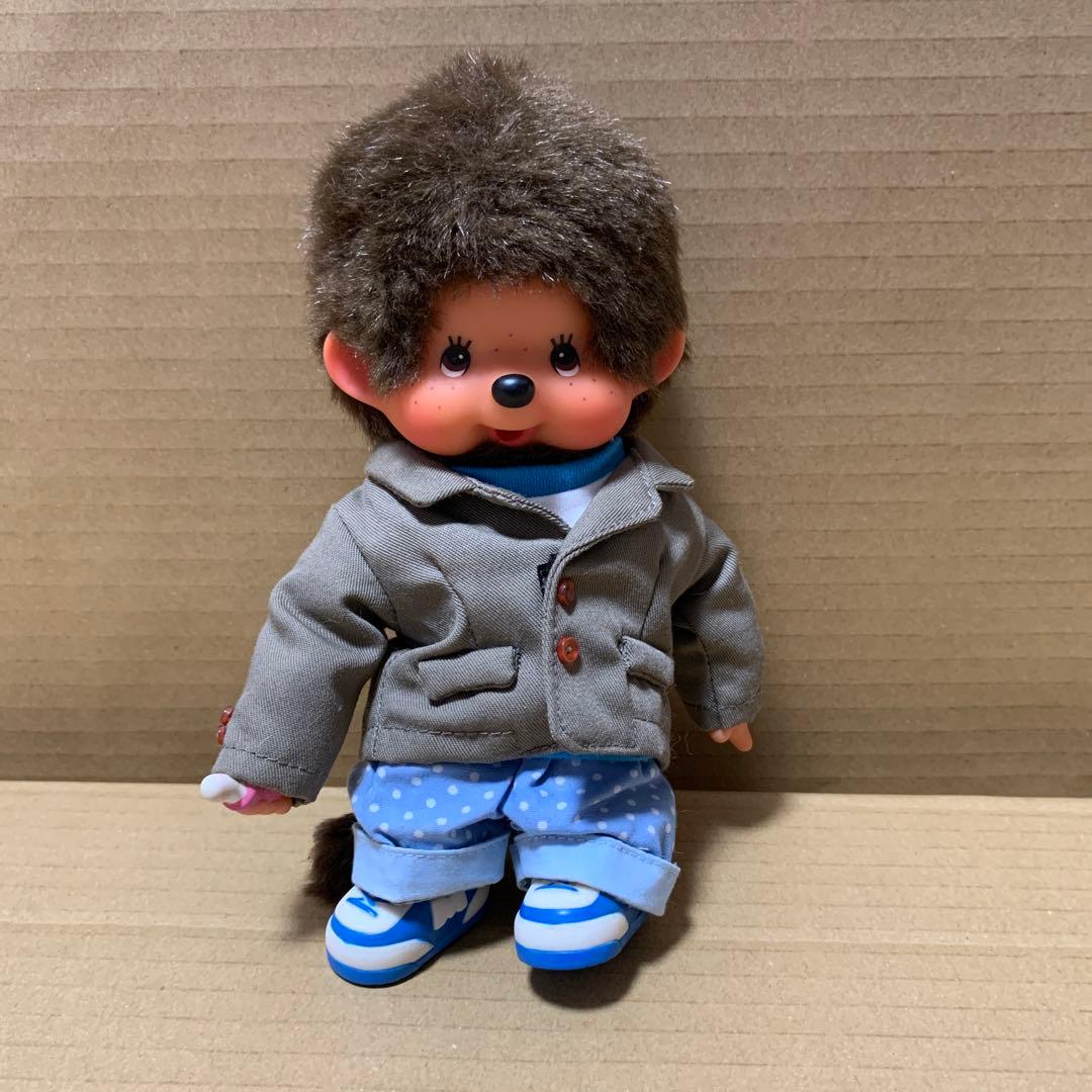 【希少】モンチッチ　男の子　ジャケット　UFO Tシャツ　水玉ズボン　シューズ