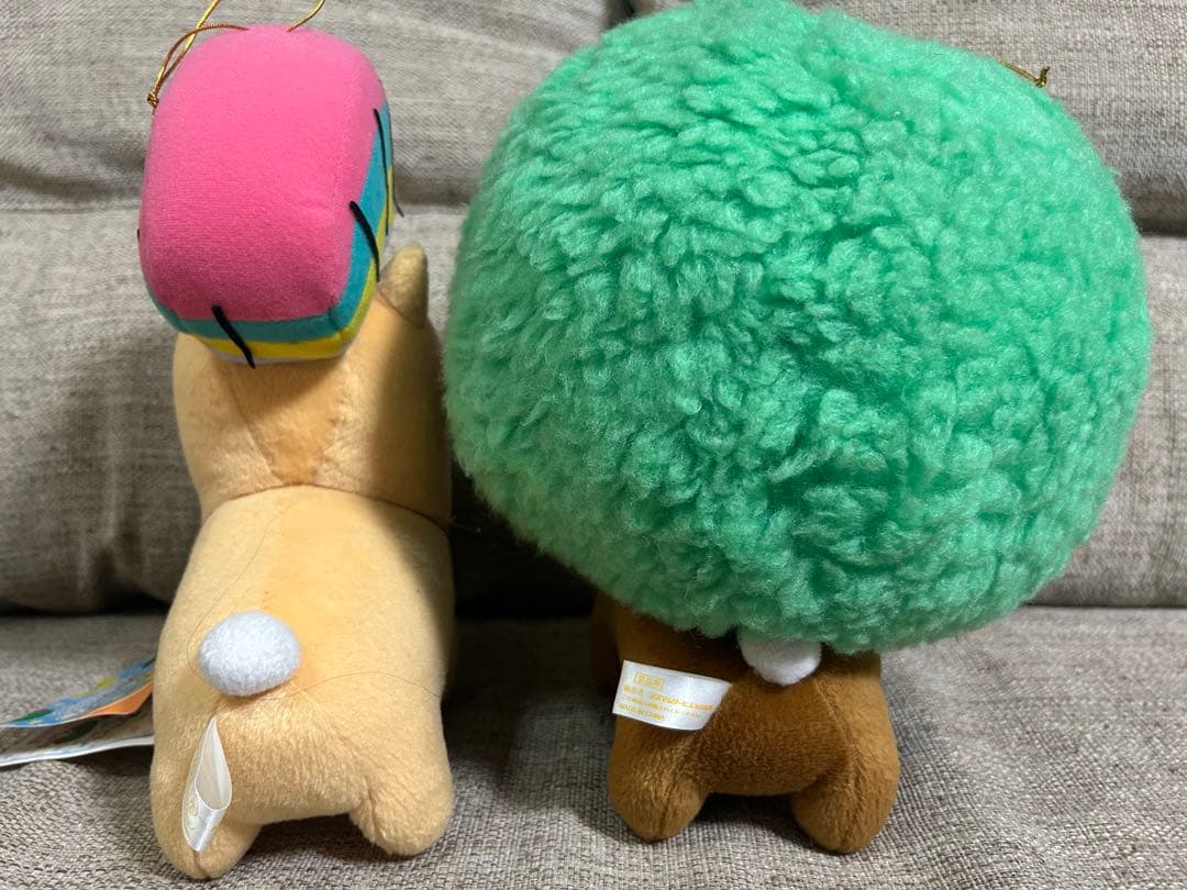 アフロ犬 ぬいぐるみBIG-PART3 先祖 モヒカン犬 リンゴ犬 平成レトロ