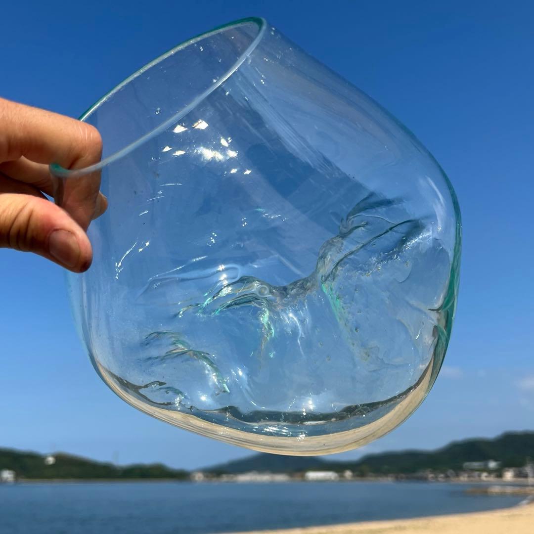 流木ガラスオブジェ大F 花瓶 金魚鉢 ガーデニング フラワーポット 水槽 アート