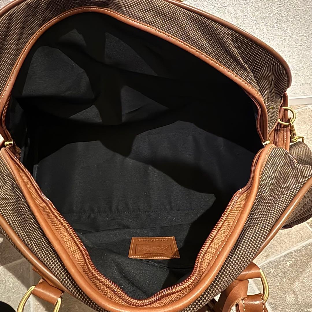 【希少・美品】OLDCOACH ボストンバッグ 2way キャンバス レザー