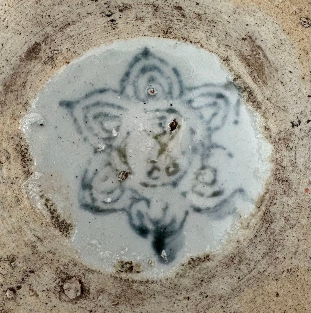 青花壽字大碗　水差し　染付茶碗　茶道具　明末清初　あて箱　中国　古美術　希少