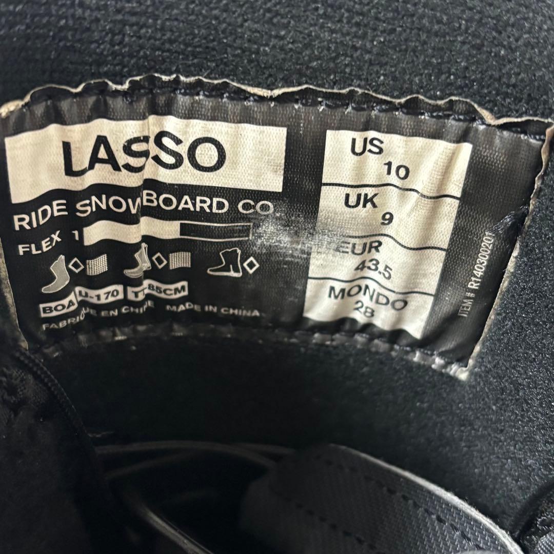 美品 RIDE ライド スノボ ブーツ LASSO ダブル BOA スノーボード