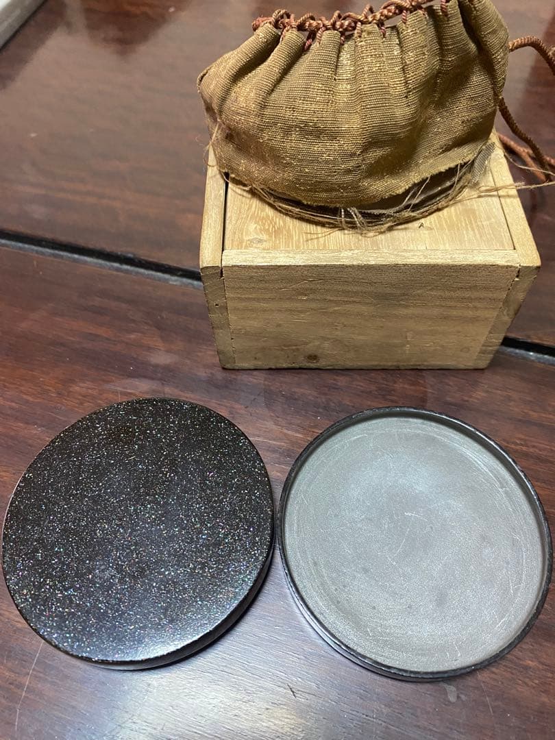 中国　螺鈿　香合