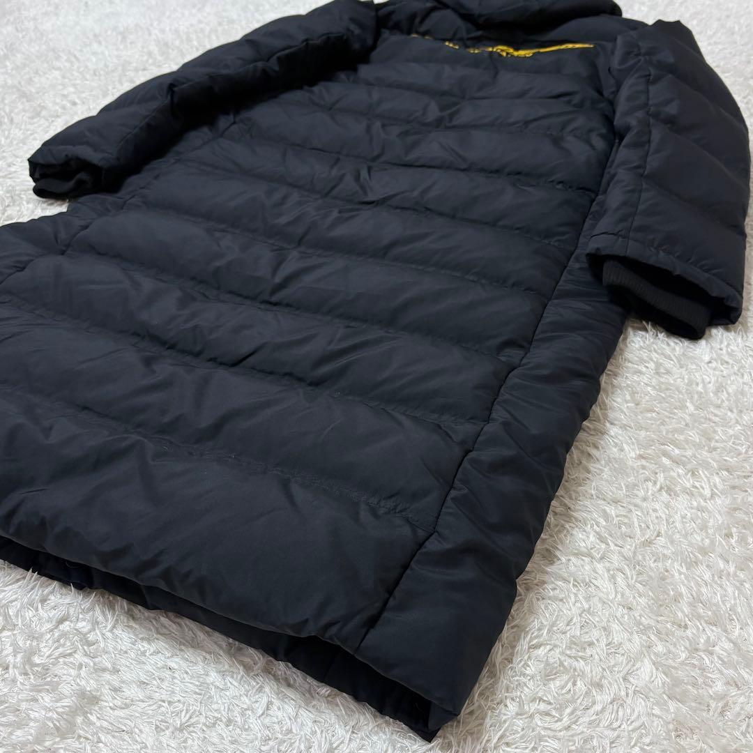 美品　Mizuno PRO ベンチコート ロング丈　ブラック　ダウンコート　L