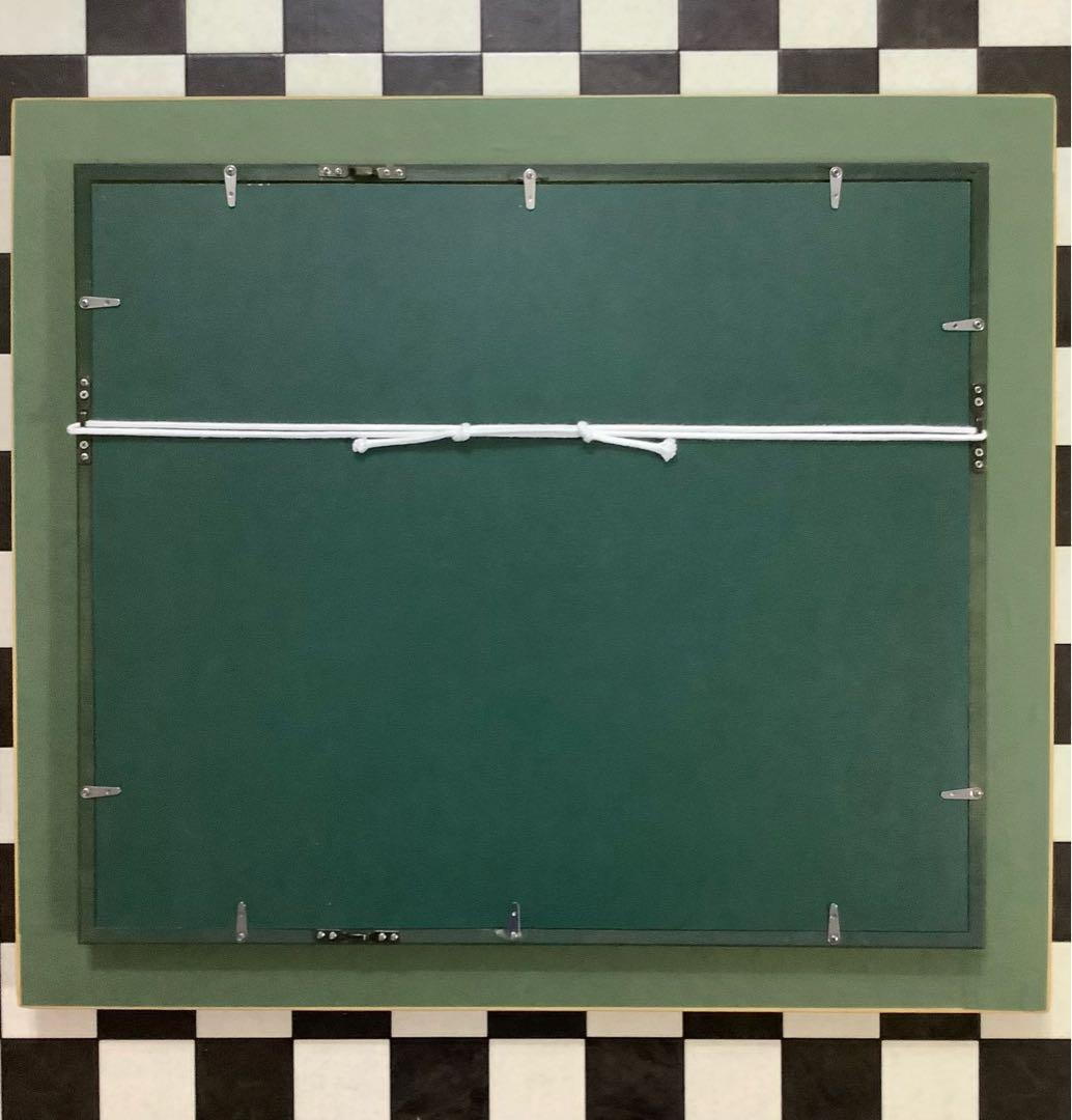 絵画・油絵・額縁付・徳田春邦・富士山・風景画・油彩画・美術品・インテリア