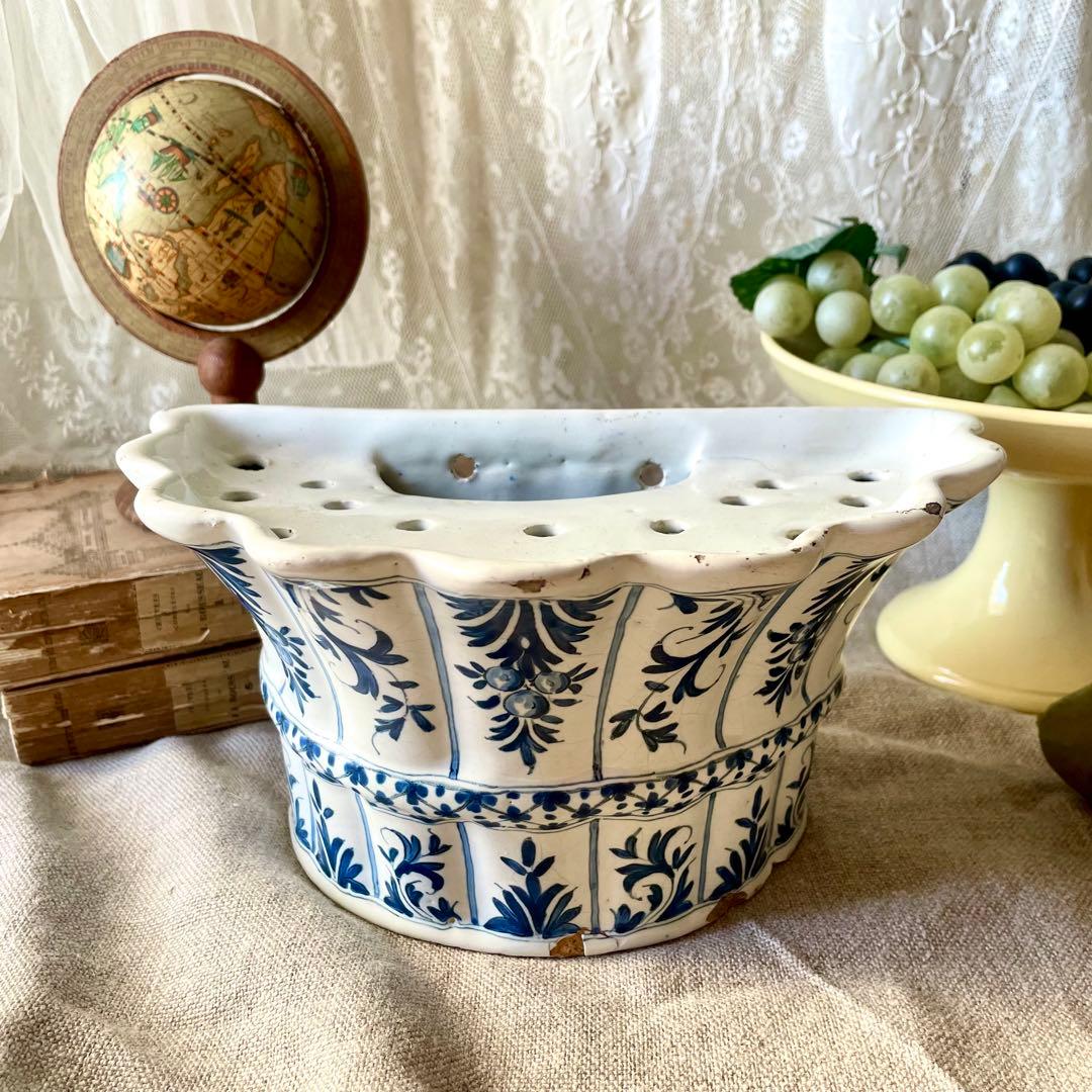 【希少・レア】1700年代ブーケティエ　花器　18世紀　フランスアンティーク