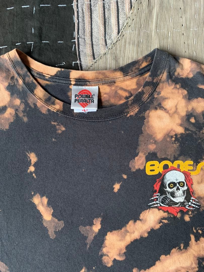 00s powell リッパー vtg Tシャツ タイダイ パウエル 覗き