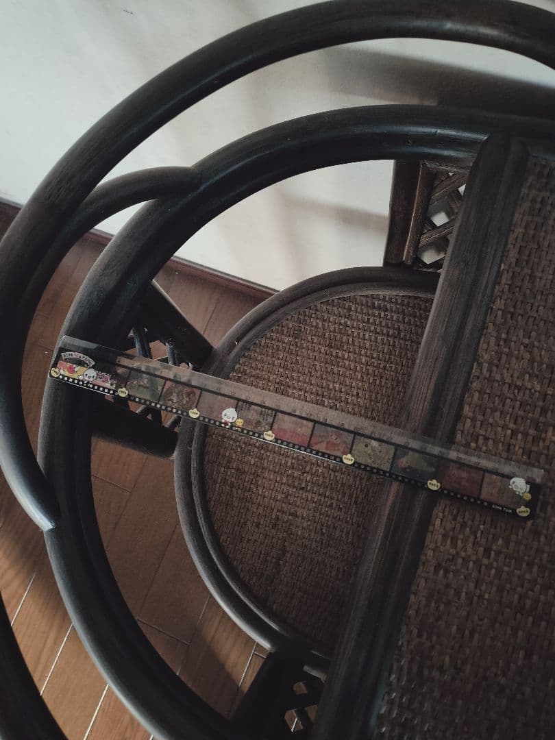 籐家具　3段キャスター付きカート　アンティーク