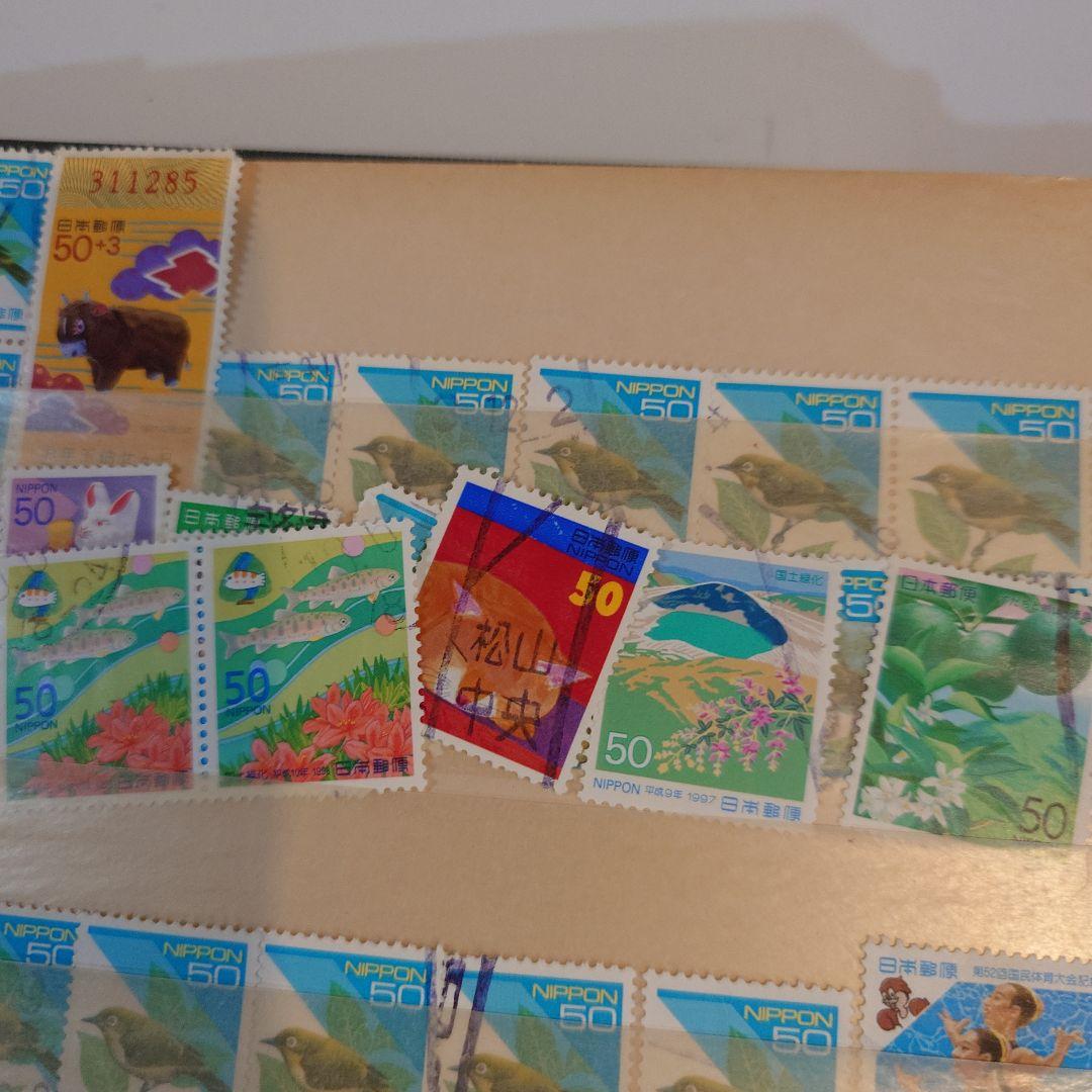 NIPPON 使用済切手 ページ2 74枚まとめ売り