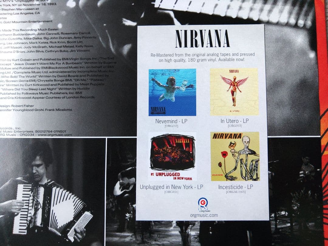 Nirvana ニルヴァーナ LPレコード