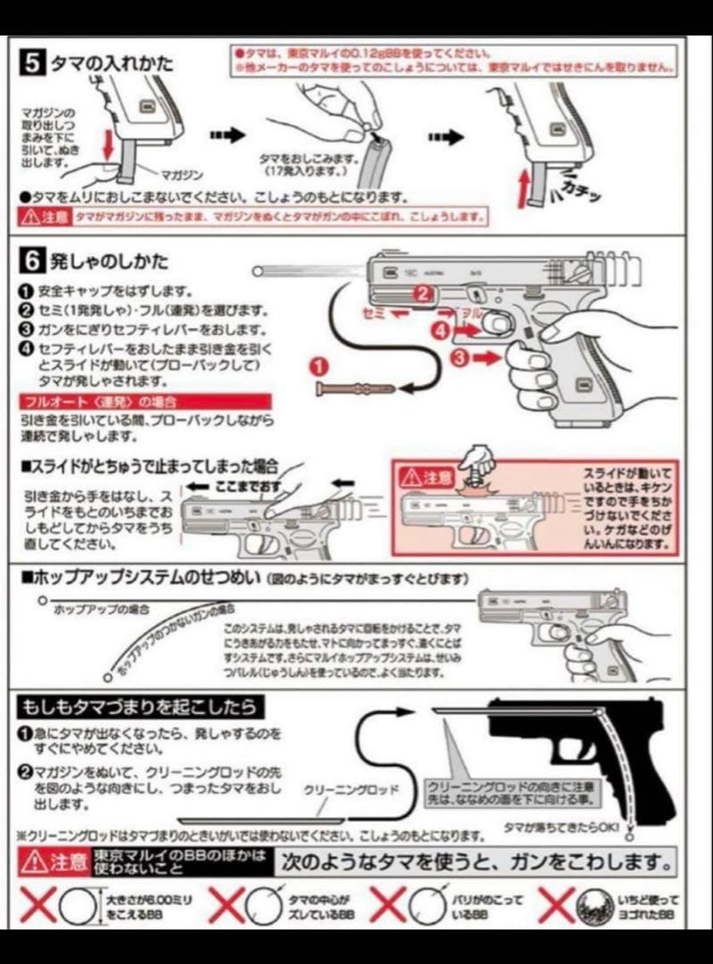 東京マルイ　カスタム品　グロックG18C Glock 強化ピニオン　マガジン箱付