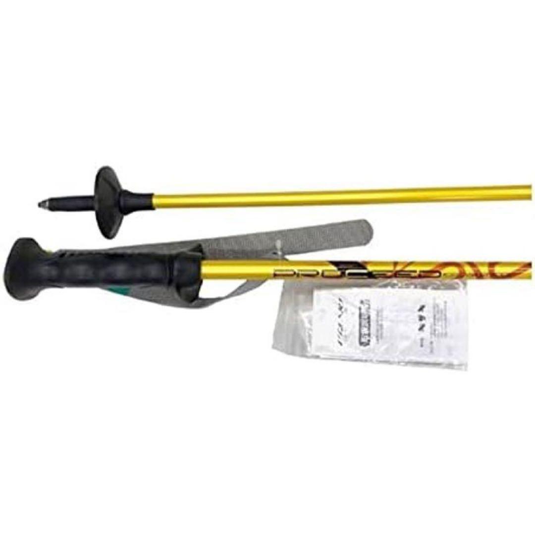 新品KIZAKIポール PROCEED CARBONイエロー105cm48%オフ