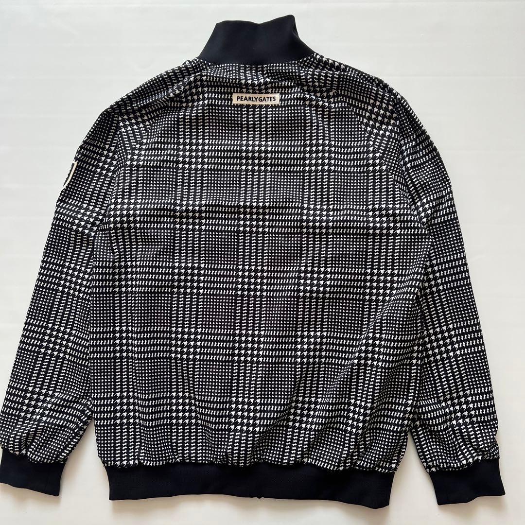 Pearly gates パーリーゲイツ　千鳥柄　ナイロンジャケット メンズ