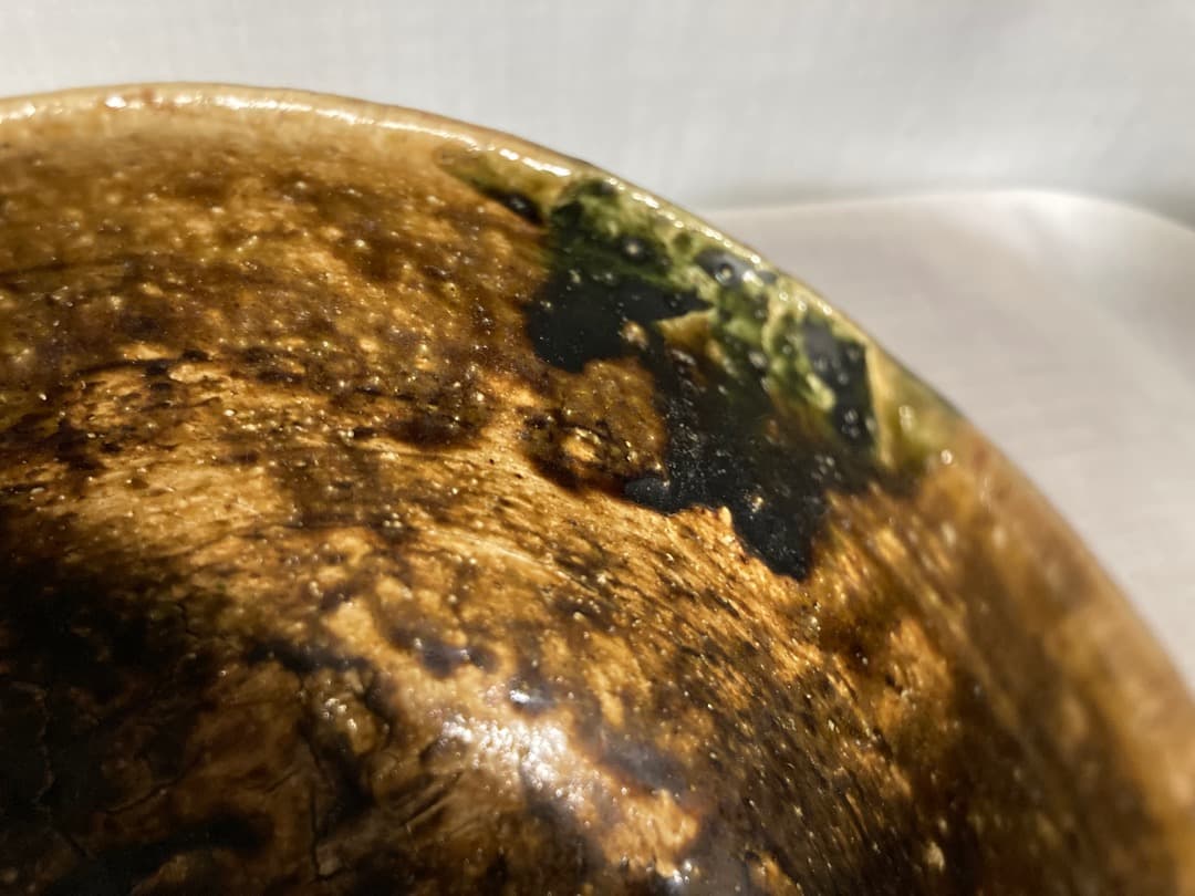 実家整理 茶道具 織部 美濃焼 茶碗