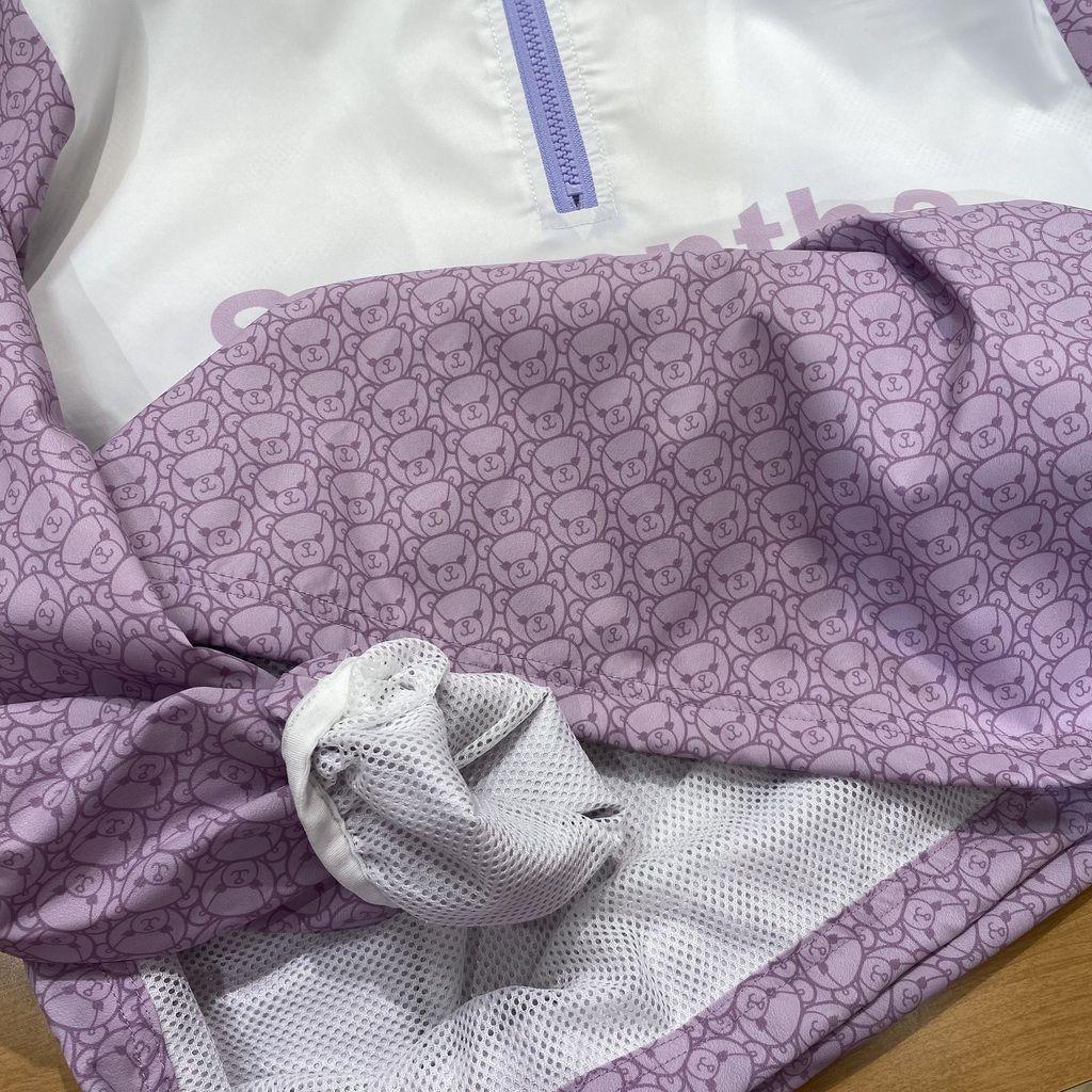 35％OFF！新品サマンサゴルフ アイミーちゃんウィンドジャケット ラベンダー