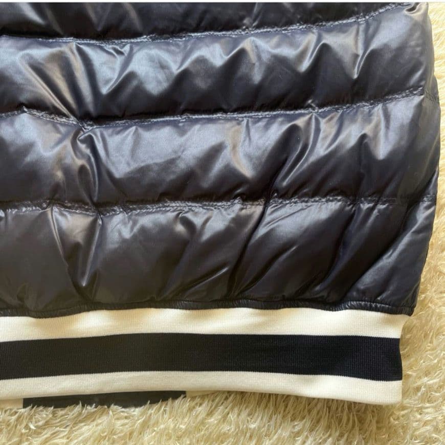 極美品　ジャックバニー　ダウンベスト　フルジップ　ダブル　サイズ5 ネイビー