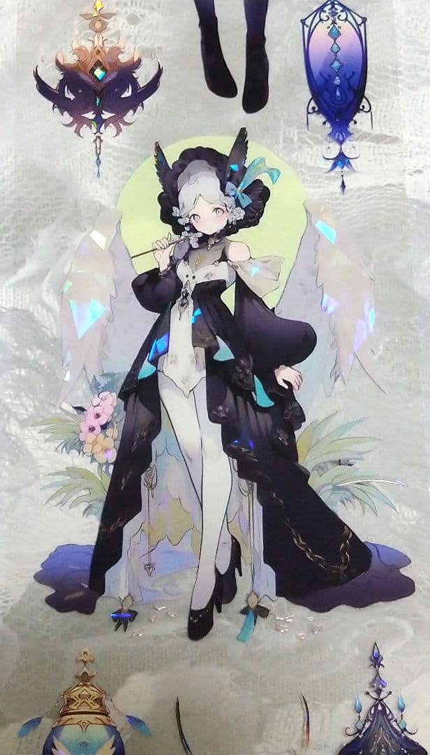 廃盤品✩J1046＃逆浮光(贝壳光)如终野切り売り海外人物女の子AIマステ