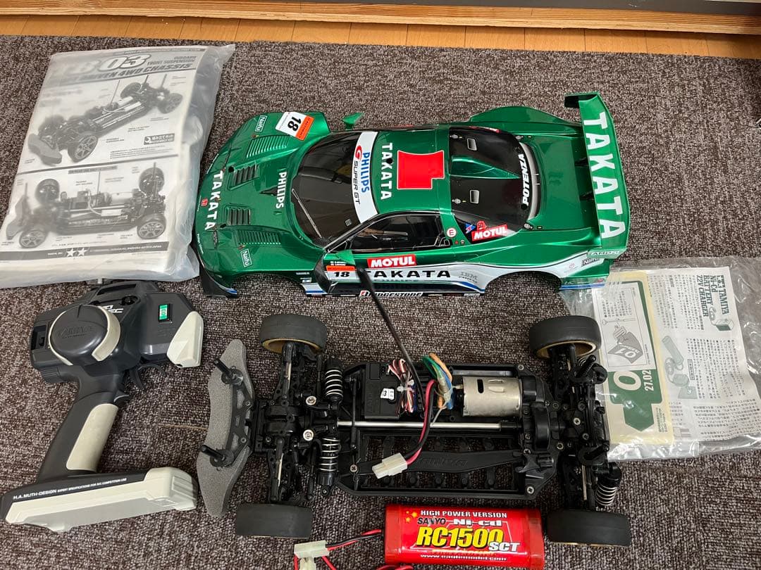 タミヤ　TB-03 タカタNSX メカ付きフルセット