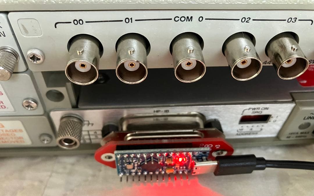 HP 3488A スイッチユニット 4Module付属 GPIB-USB制御付き