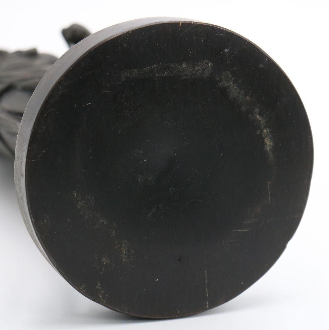 聖観音菩薩像 仏教美術 銅製/ブロンズ 仏像 置物　AB228　1FB6