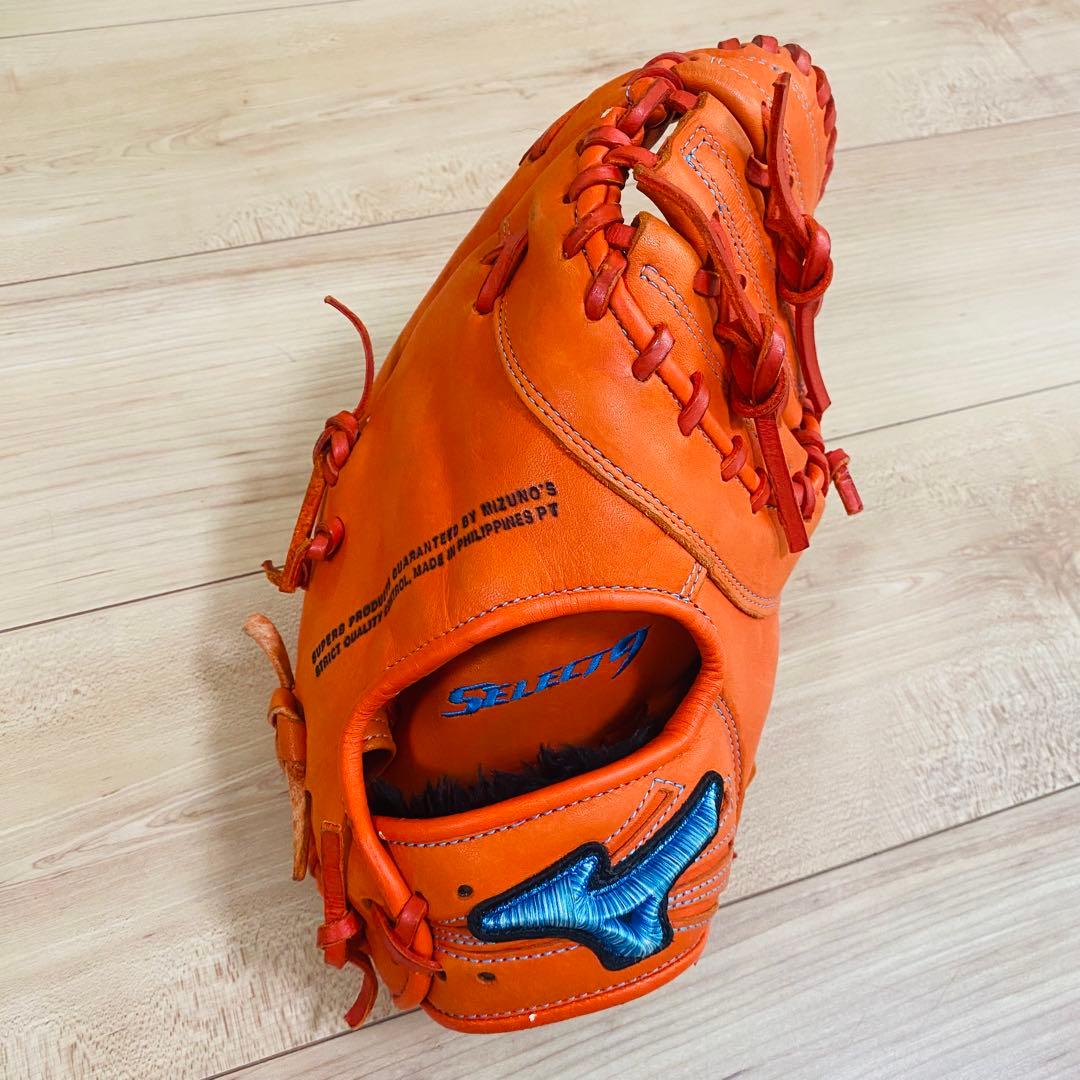★限定美品★ミズノ セレクトナイン 軟式少年 グローブ 右投げ ファーストミット