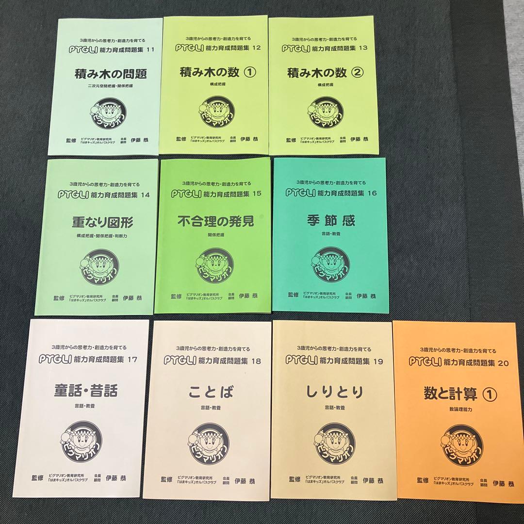 ピグマリオン ピグリ PYGLI 40冊 極美品 書き込みなし 破れなし 浜学園