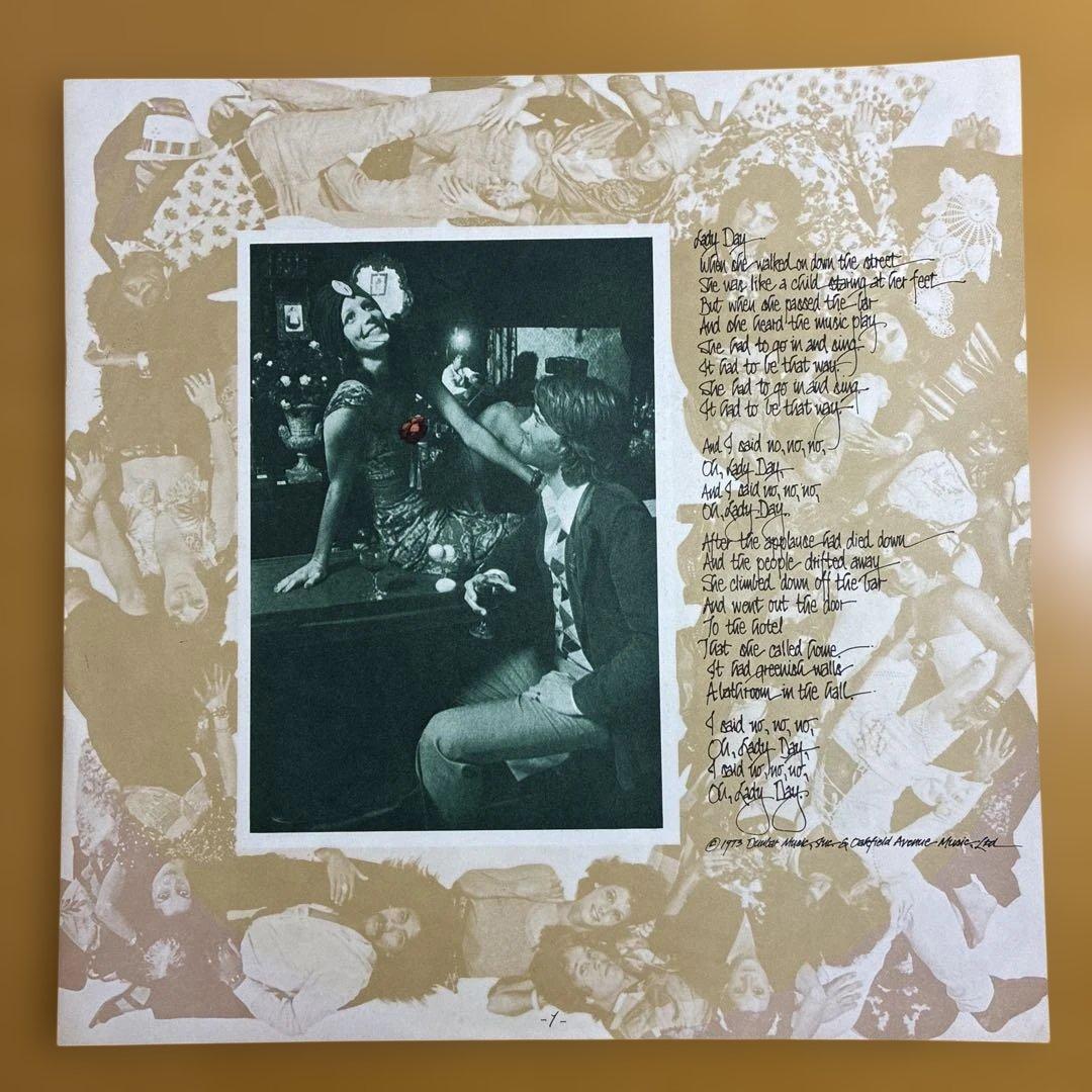 ベルリン/ルー・リード　国内盤レコード 別解説・歌詞カード付き1974年