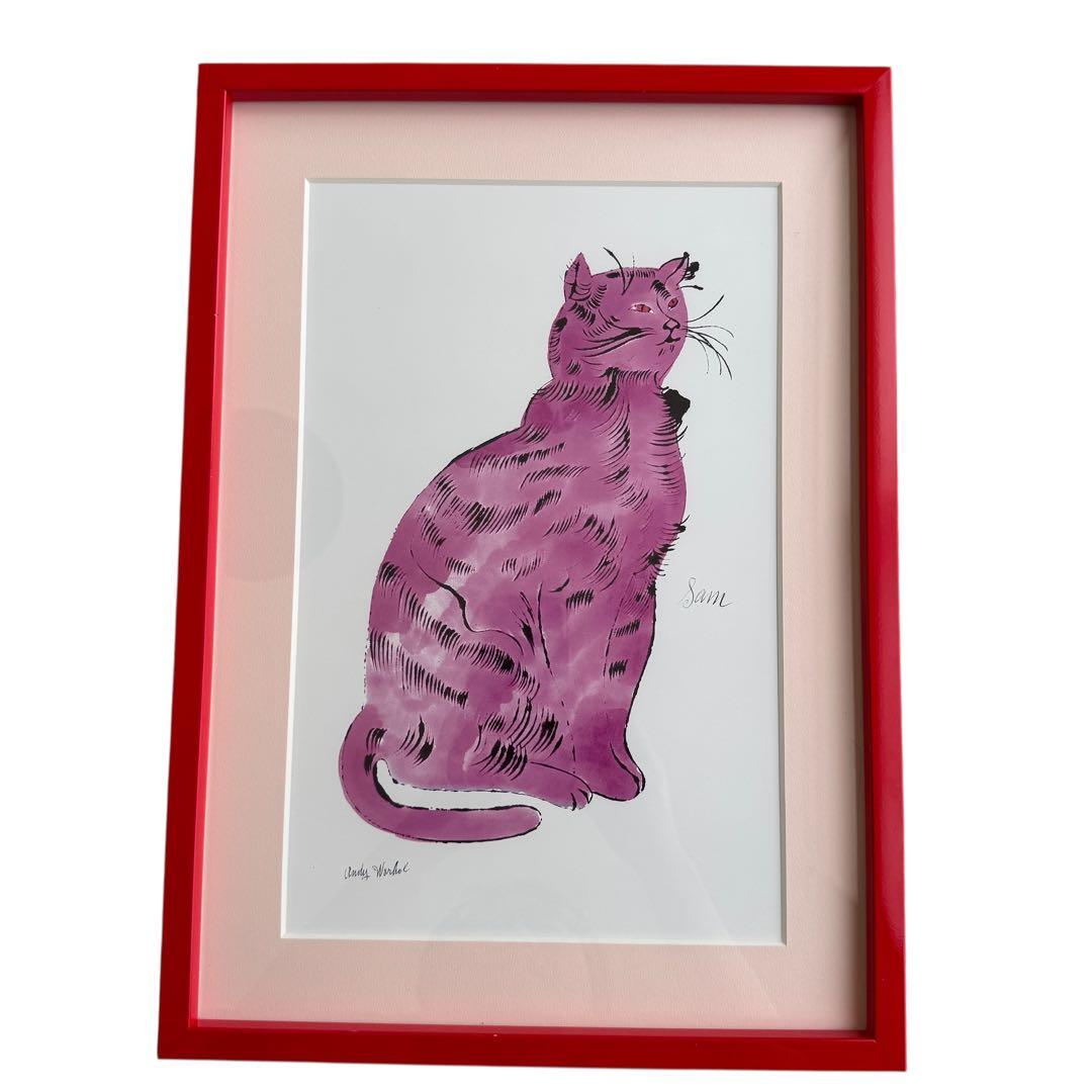 アンディ・ウォーホル　3枚セット　サムという名の猫　ライセンス品　ポスター