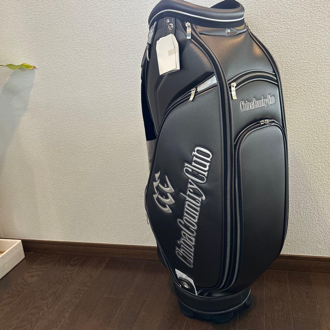 千葉カントリークラブ　オリジナルゴルフバッグ ブラック