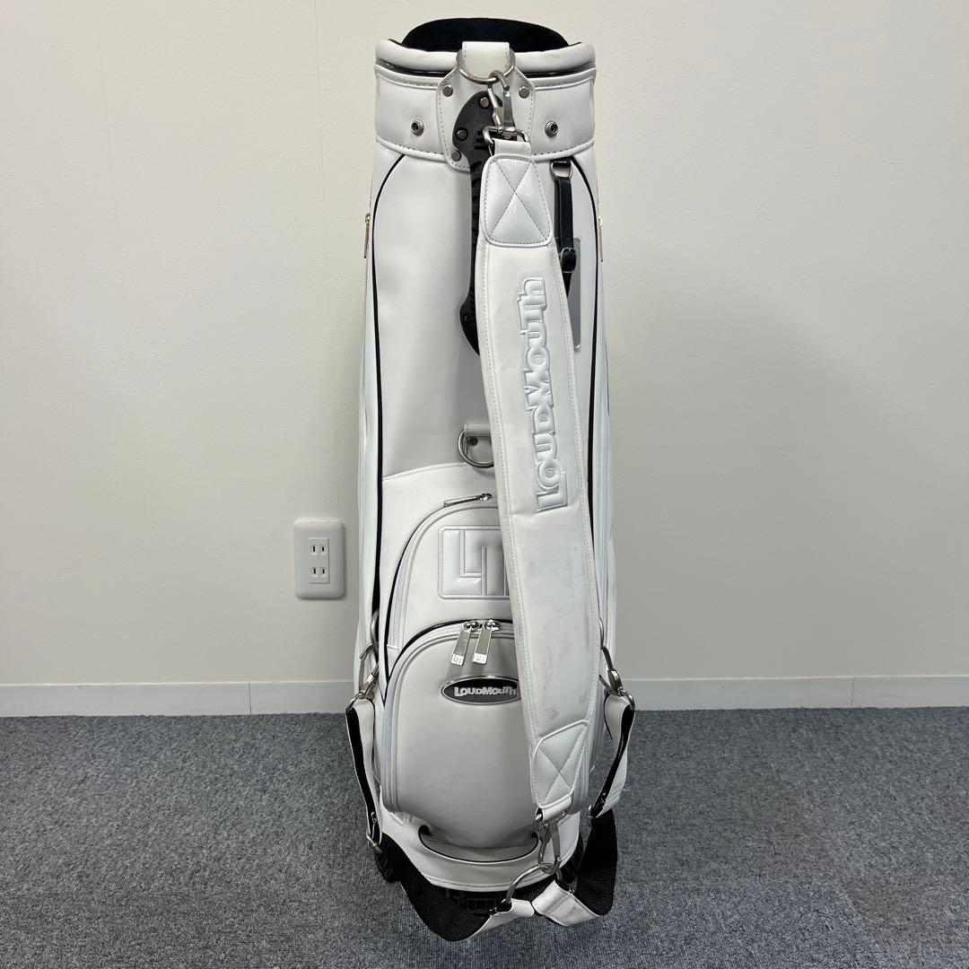 ラウドマウス キャディバッグ シャガデリックホワイト