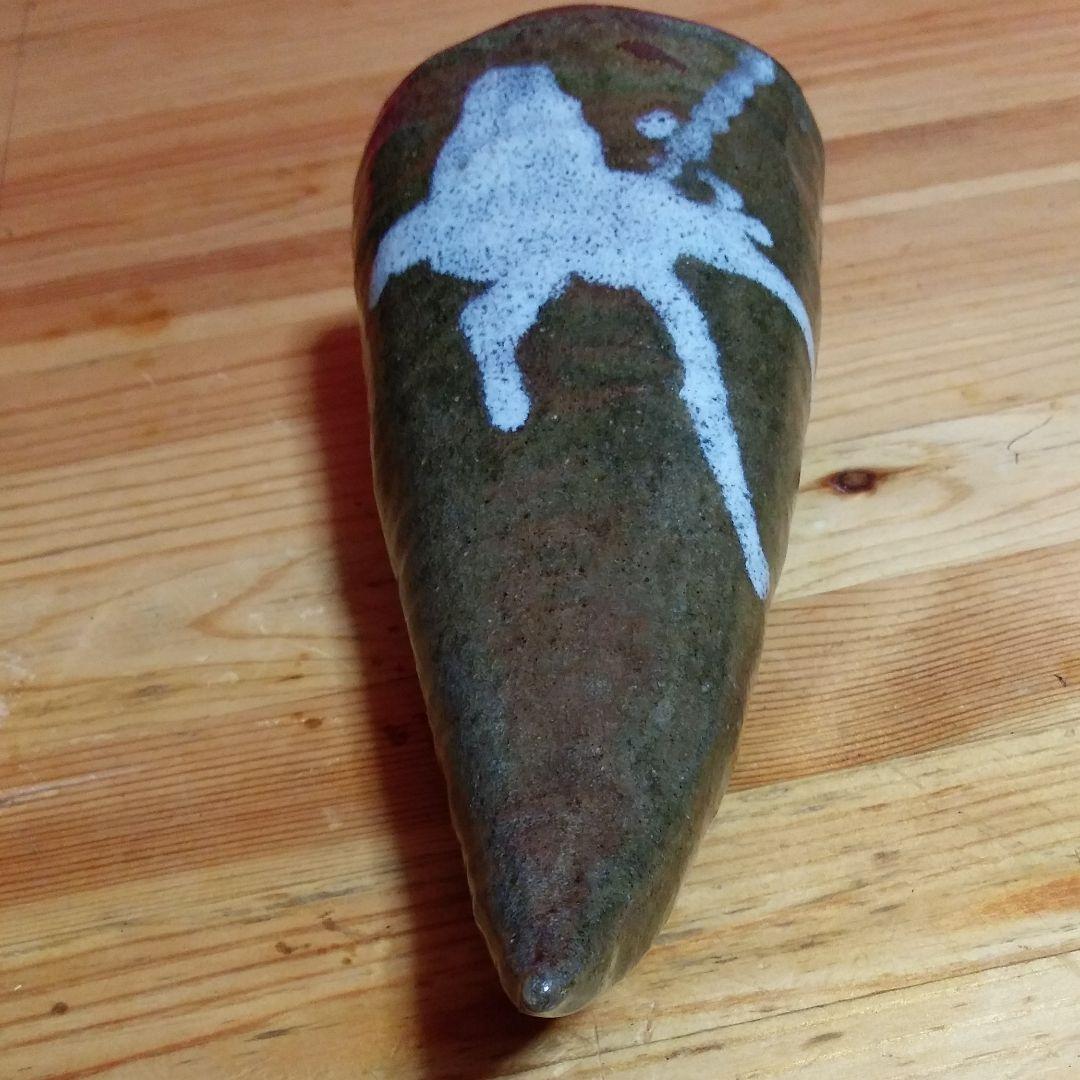 唐津焼き、角型掛花生け