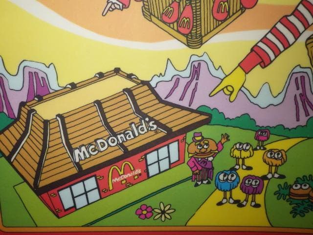 80’S★McDonald's★壁掛け★ポスター★42★ビンテージ★マクドナルド