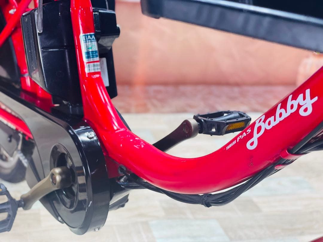 ヤマハ⭐️パスバビー12AH！人気モデル子供乗せ電動アシスト自転車Y1742