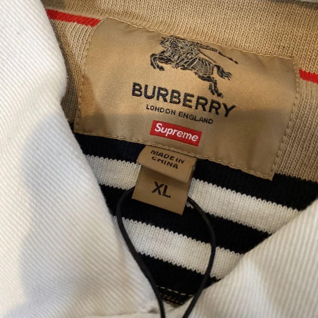 ⚠️超極少品⚠️ Supreme Burberry Rugby