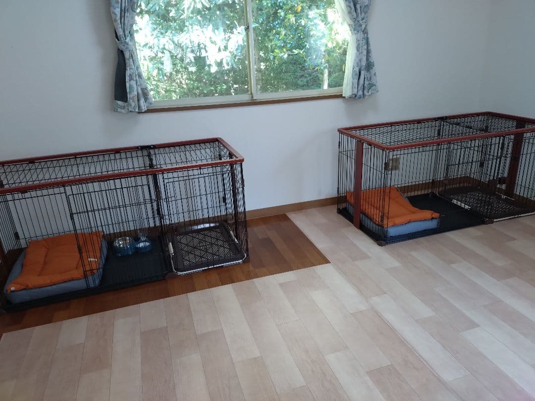 大型犬用金属製犬用ケージ