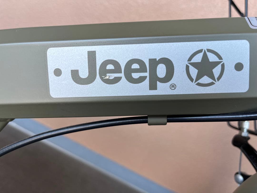 Jeep 自転車16インチ　カーキ　子供　滋賀　引渡し