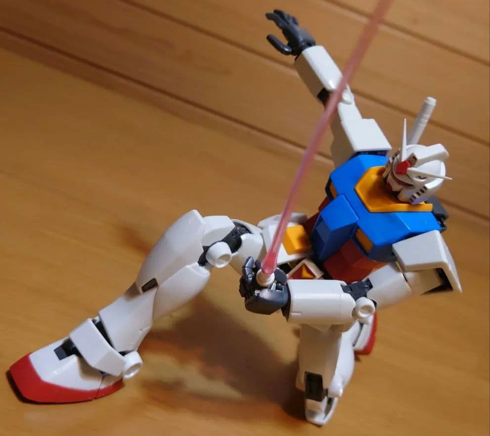 バンダイ①MG1/100ガンダムVer.2.0＆② MG Gファイター中古セット