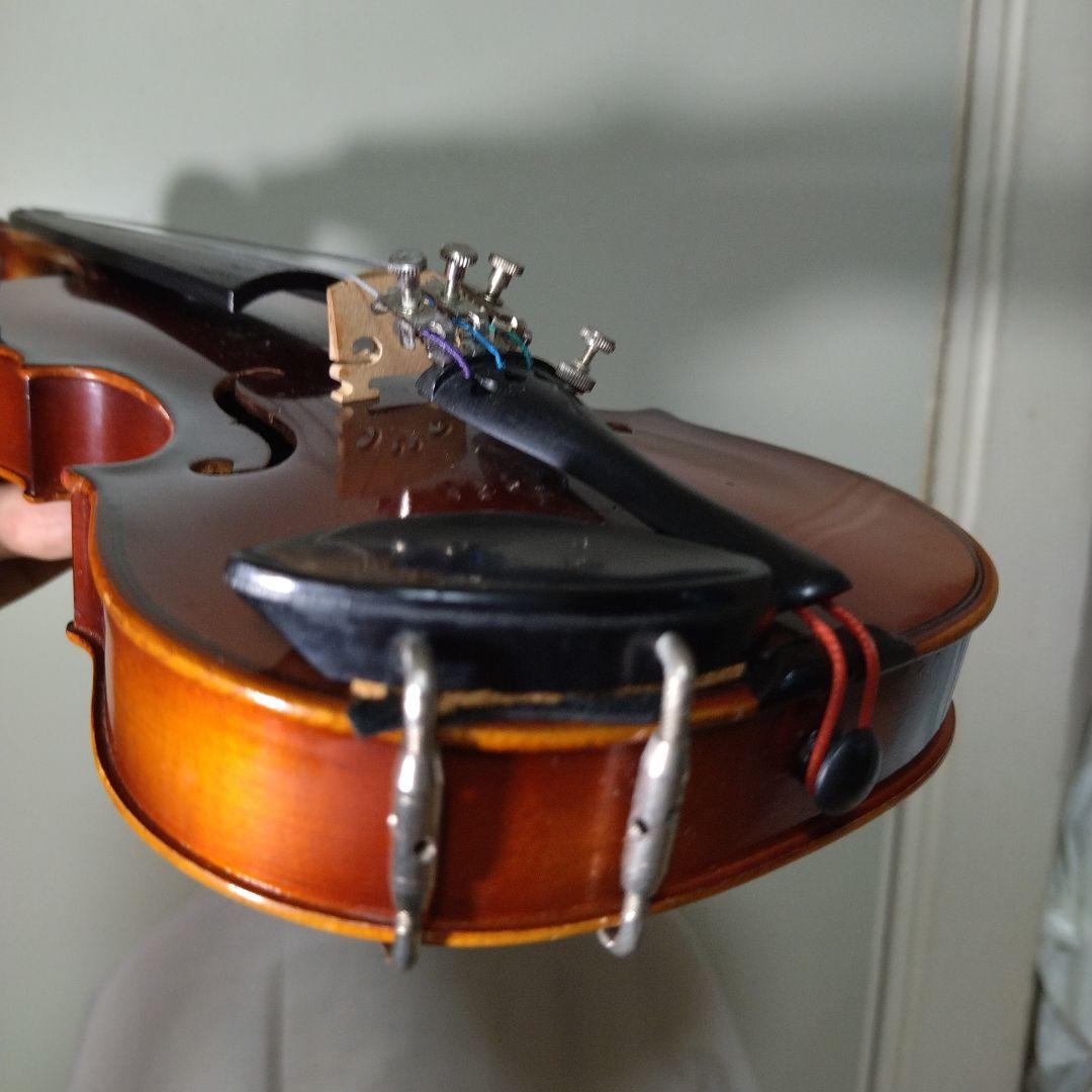 ♥4才前後の子供用♥スズキバイオリン1/10品番220メンテ済♥弓ケ―ス松脂付き