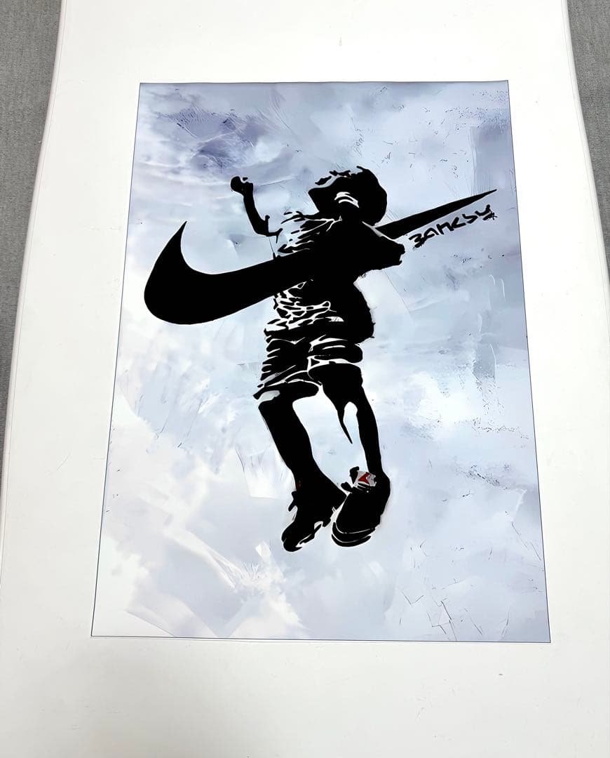 No.239フレーム付きキャンバスアート　バンクシー　バスキア　インテリア絵画