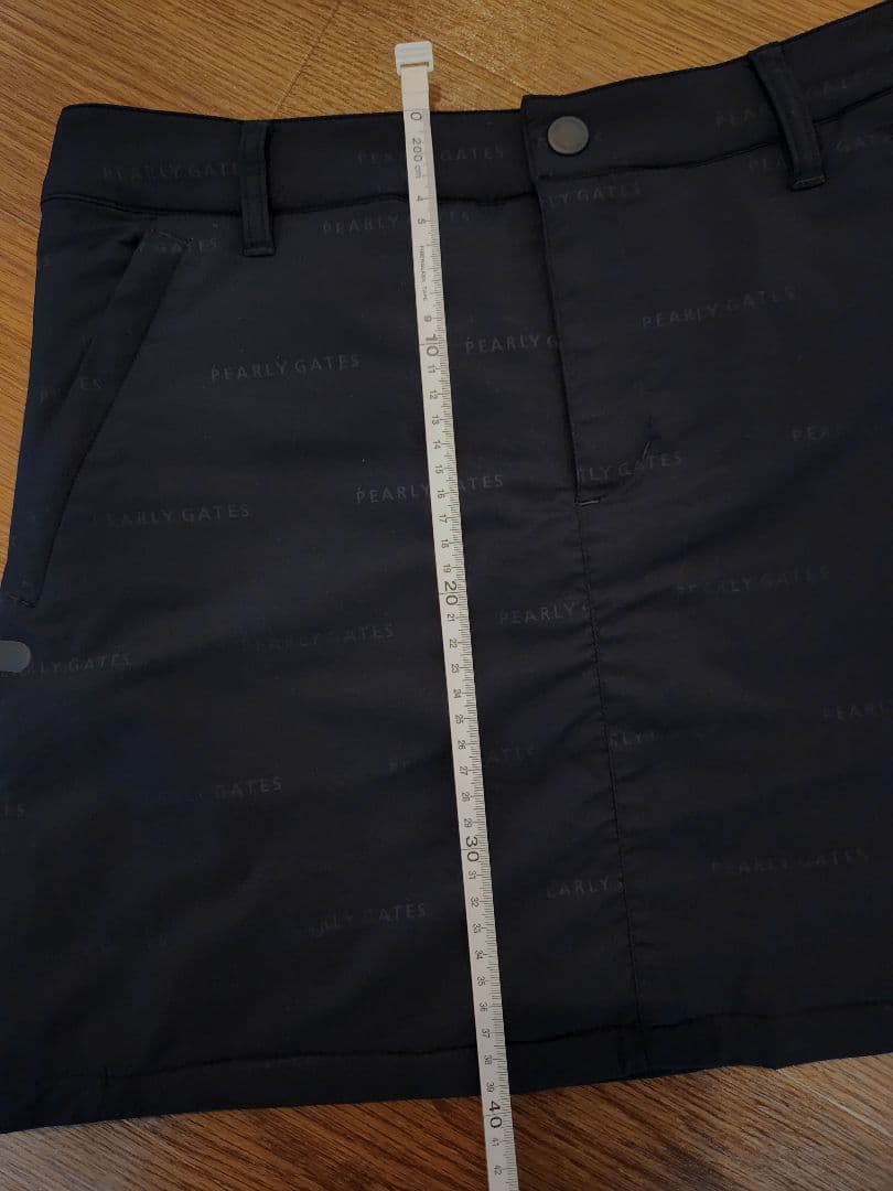 【超美品】PEARLY GATES ダークネイビー 中綿スカート
