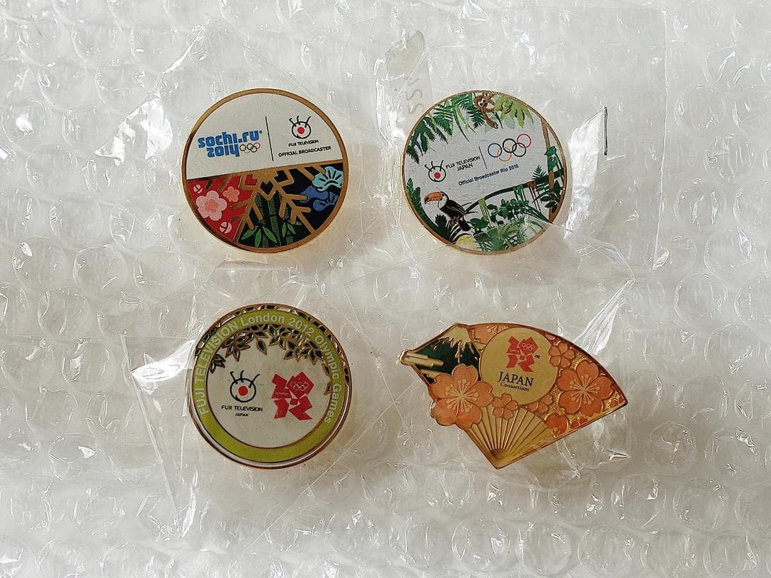 オリンピック　ピンバッジ　フジテレビ