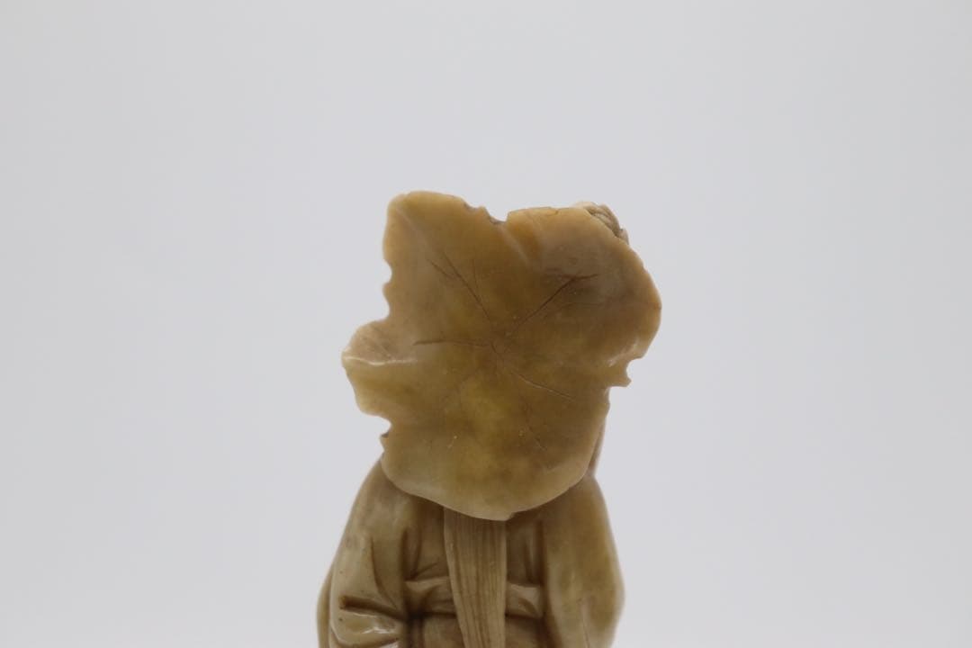 中国　寿山石製　仙女　置物　送料込み250731