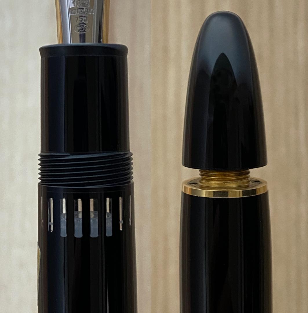 超美品 西ドイツ製 モンブラン 149 18K 極細字 750 吸入式 万年筆