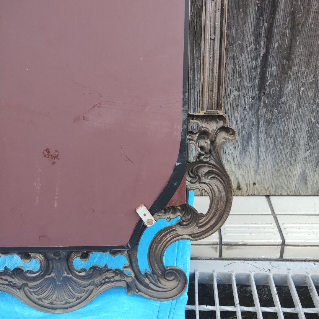 バロック様式 古い大きな鏡