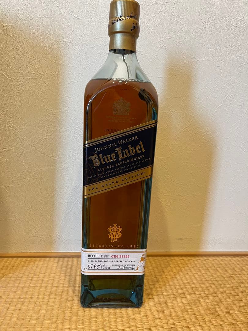 ジョニーウォーカー Blue Label カスクエディション箱付き　55.8%