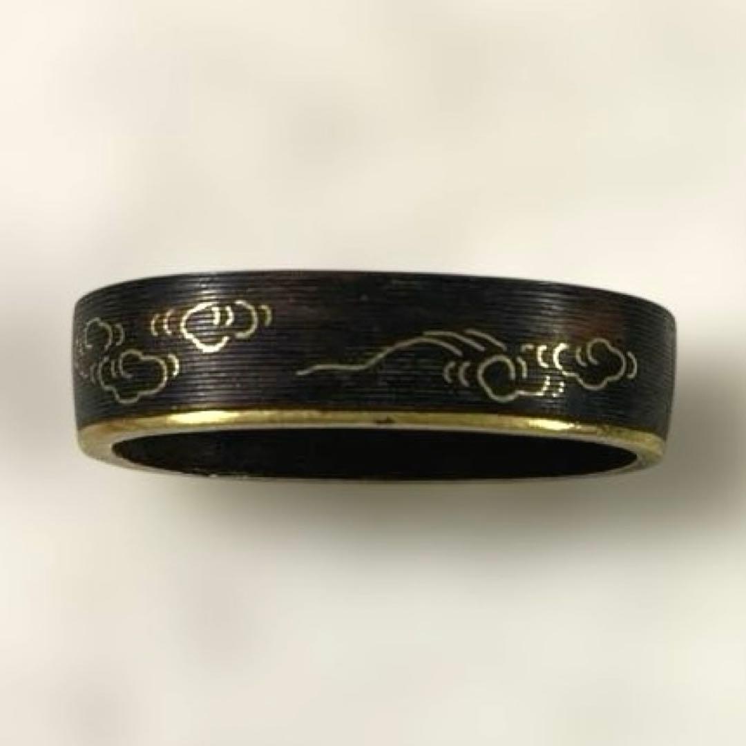 B-73 縁 3個セット　武具　刀装具　骨董品　時代物　日本　美術品　工芸品