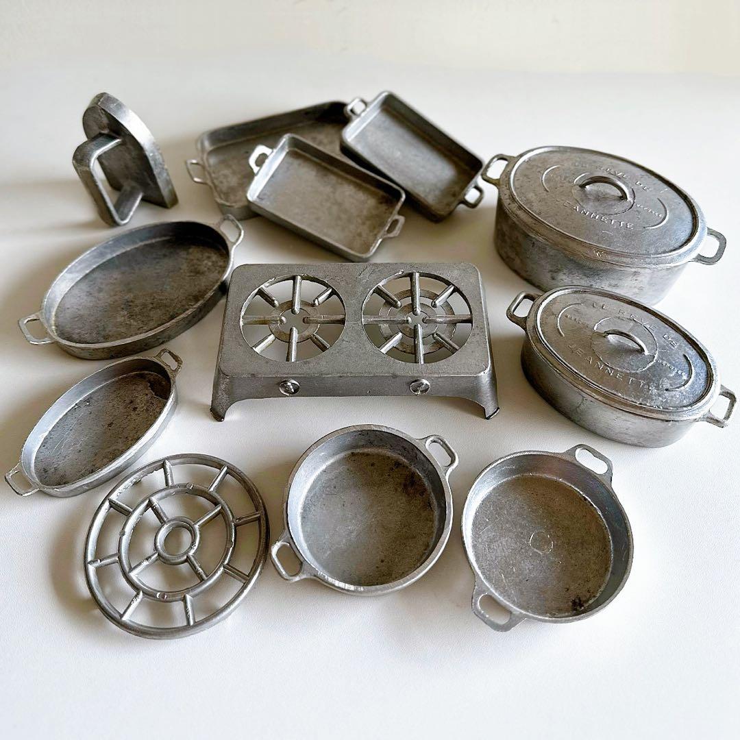 フランス アンティーク ディネット 12点セット